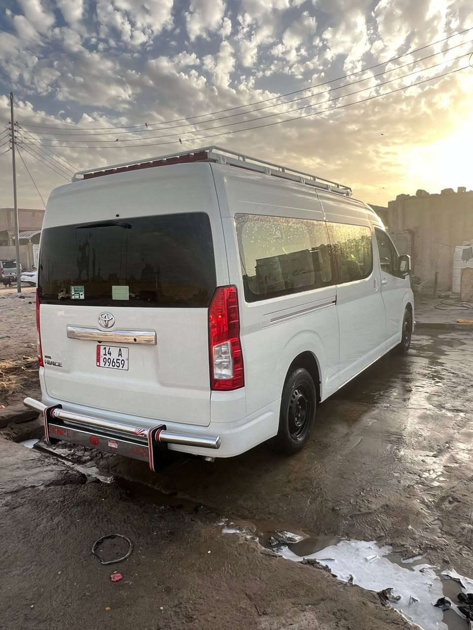 السلام عليكم
هايس موديل 2020

ديزل كاز كاز

فول الفول 

اوتو 

بيهه مكانات صبغ

مكينه زيرو توني شادهه

رقم بصره تحويل ثاني يوم صفر هيئه ضريبه غرامات 

دوشمه عام علوكي 

سيبايه دروعه ثنين

جاهزه الاخير كبل الشغل 

سعر 390 بيهه مجال بصيط 

رقم الهاتف ***********
