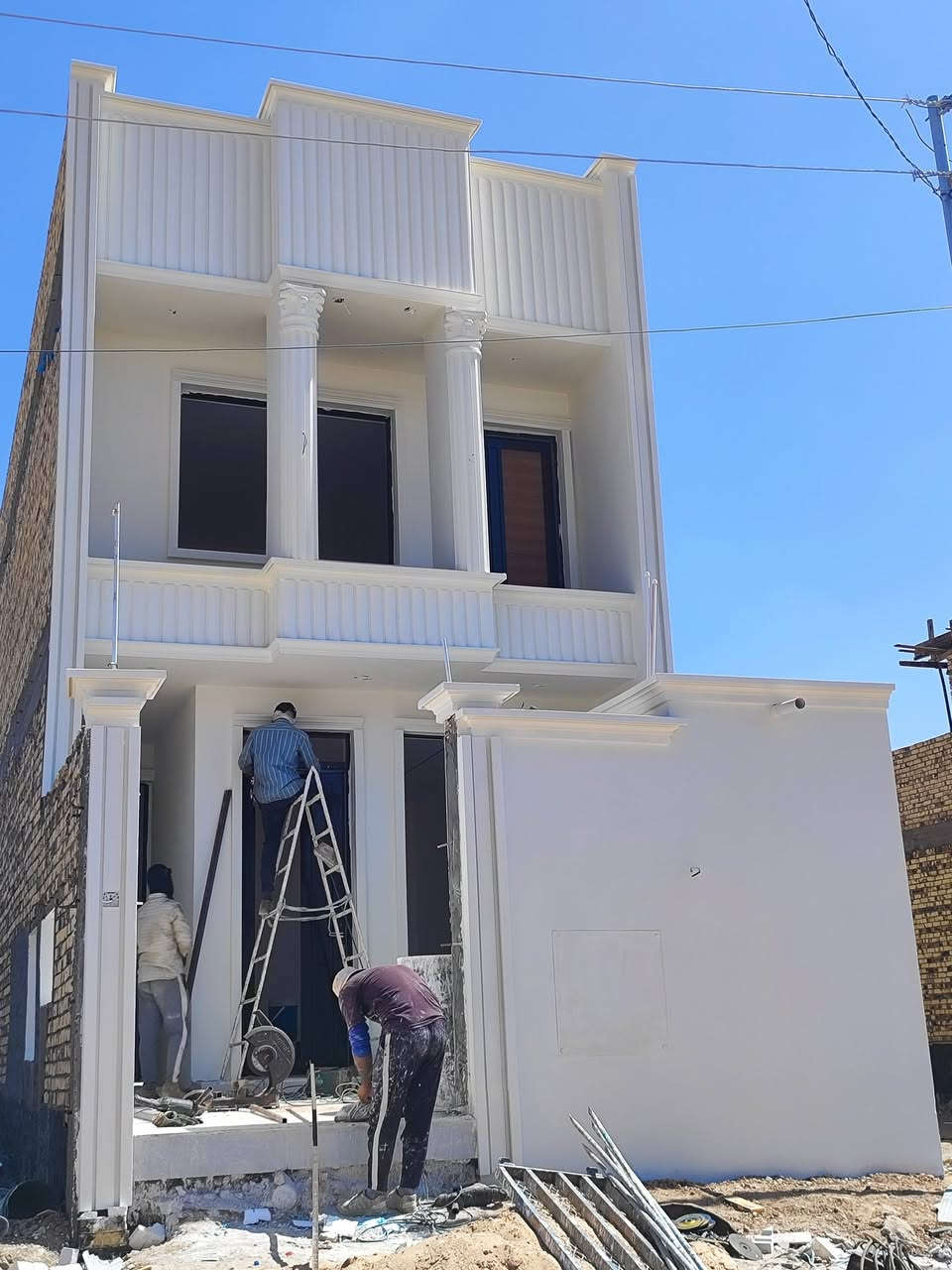 يالله السلام عليكم 
اعلان لمن يرغب بناء دار باشراف هندسي وكادر متخصص حسب المواصفات 
///////////
خلال مده اقصاها 4 اشهرتسليم مفاتيح
///////
 بناء درجه اولى  باسعار تنافسيه 
نعمل داخل مركز الحله  فقط 
بناء درجه اولى وحسب المواصفات طابق  واحد مساحه 100 متر بسعر 50 مليون 
بناء درجه اولى مساحه 100متر طابقين 60 مليون 
بناء درجه اولى مساحه 150 متر طابق واحد 60 مليون 
بناء درجه اولى طابقين مساحه 150متر  75 مليون 
بناء دجه اولى مساحه 200 متر طابق واحد 75 مليون 
بناء درجه اولى مساحه 200 متر طابقين 95 مليون 
لليرغب بالعمل  لبناء وترميم الدور بكافة المساحات 
مراجعة مكتب عقارات حسين المعموري الكائن في البكرلي قبل جامع سلمان المحمدي 
او الاتصال على الرقم ***********
ملاحظه. /////كافة الضمانات موجوده وعقد عمل ايضا

