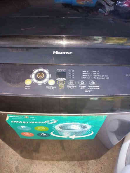 غساله هايسنز 11 كيلو شغاله وبلاديه على الشركة مستعمله شهر جديده على الفحص والضمان يوجد توصيل 
*********** بغداد
