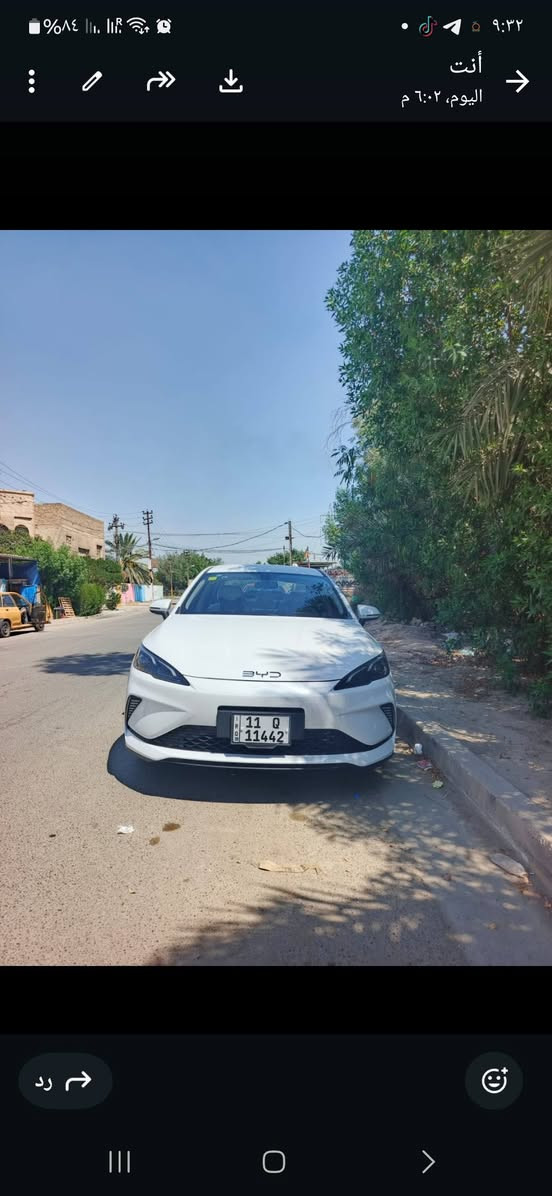 سلام عليكم BYD سيل 5 موديل 25 سياره جديده ماشية 5 الف  سياره كامله وجاهزه من كل شي السعر 19,500 ***********
