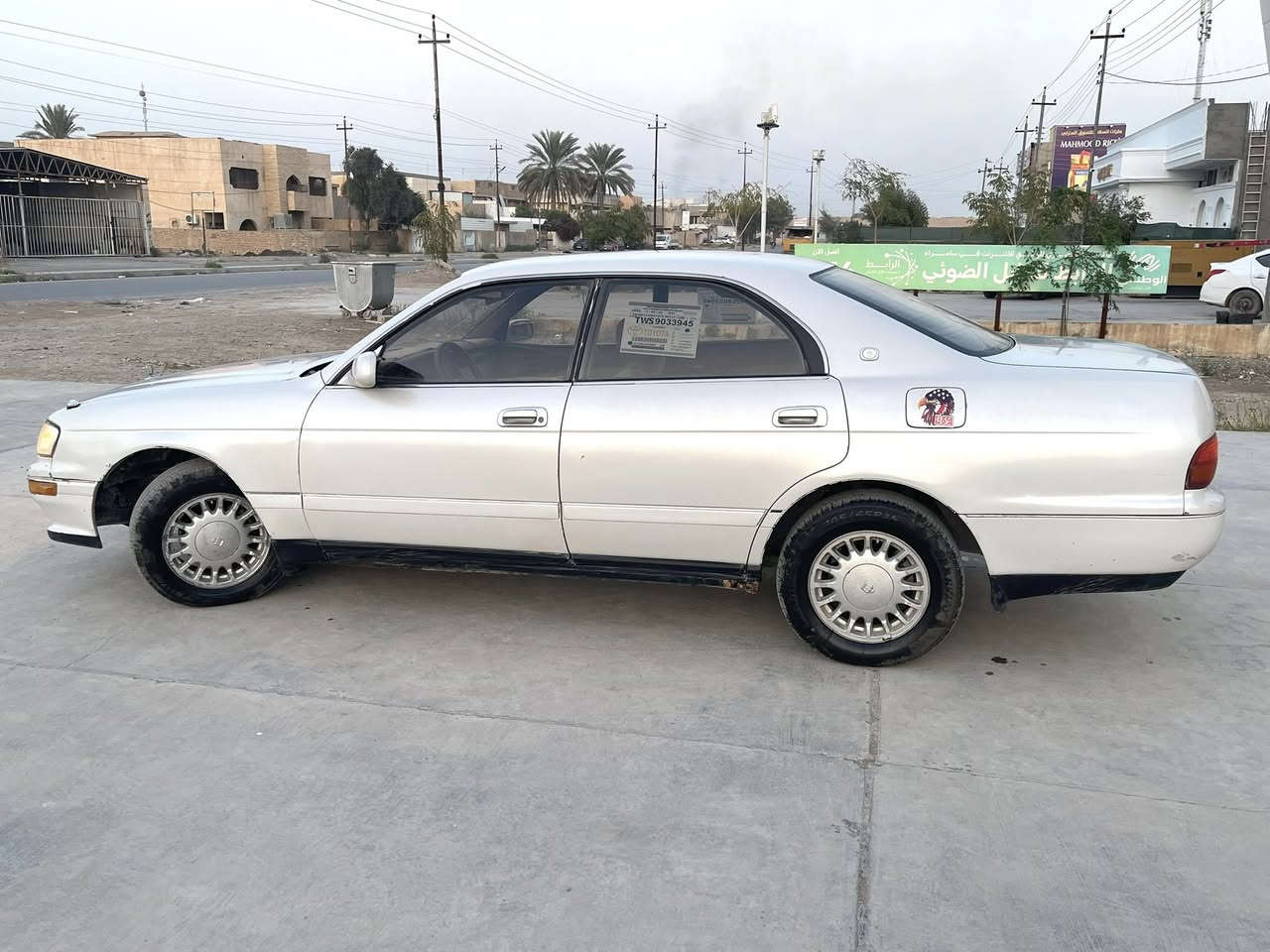 سلام عليكم 
بطه 1992 متصل رقم صلاح الدين مشروع وطني شرط التحويل 
محرك 2500 كير أوتوماتيك صدر كهربائيات كلها شغاله 
مكفوله من الكص تبريد شغال سنتر لوك صبغ جماليه 
بيها ملاحضات بسيطه مكاني سامراء السعر45 بيه مجال قليل ***********
