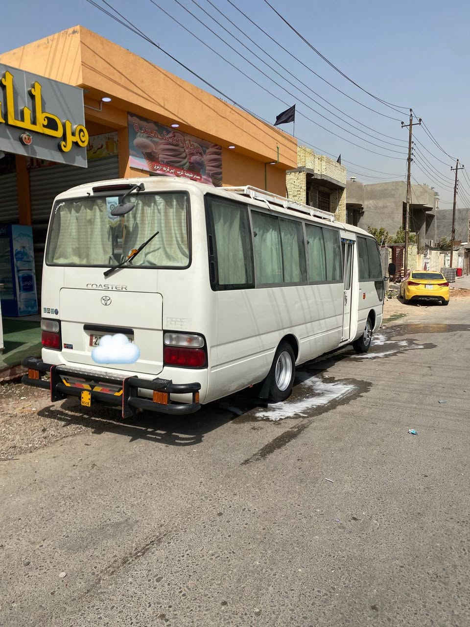 السلام عليكم اخوان اني مكلف بلنشر كوستر ناصية ٢٠١٤ رقم اربيل بسمنةبيها  صبغ باب  السايق وفوك الماصدة مال سايق بخ قليل مال لكويت بيها بارد ورة الباتري سيارة تخم تاير برجستون حاكية ورباط فاتح اربع ويالة خامات ضهر ومقعد وقلاب كرنفال كلج جديد سعر ٢٩٠ وبيها مجال هاذة رقم ابو السيارة ***********
