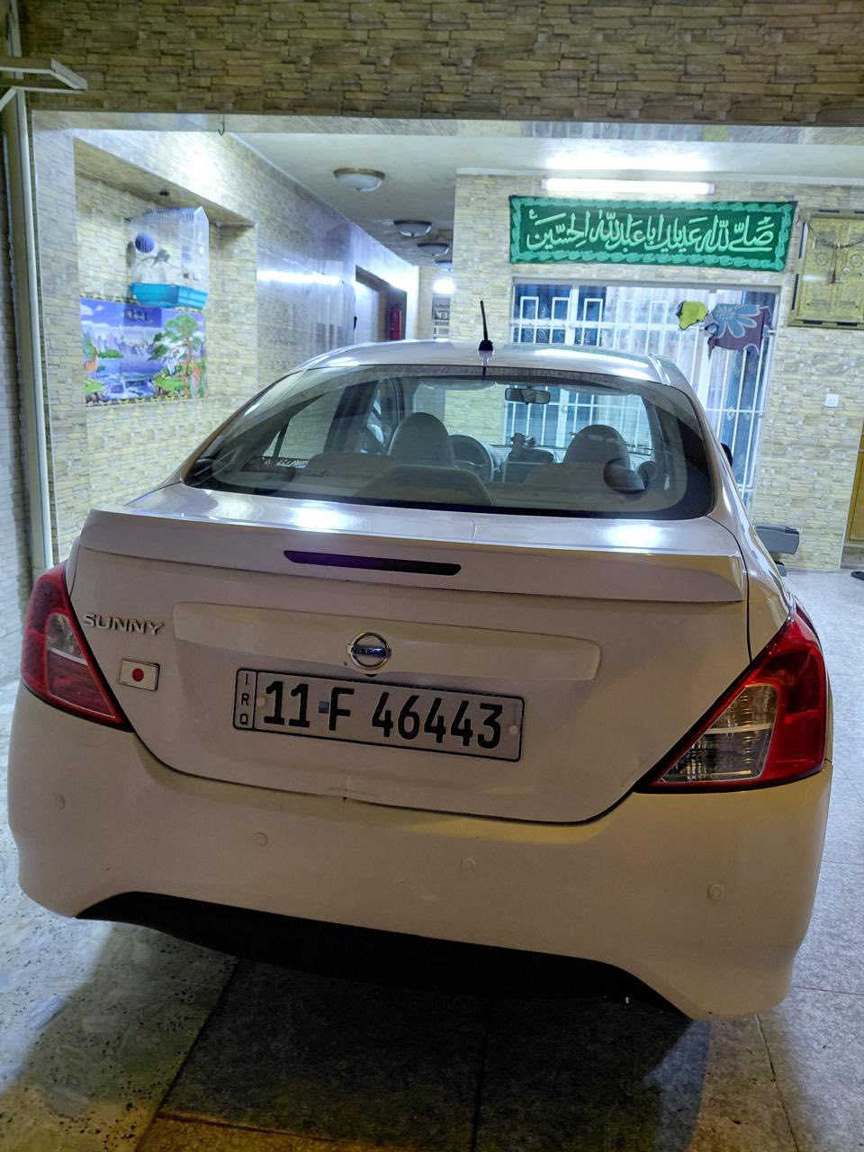 نيسان سني 2019  
بليته زركه ماشيه 90 
شاشة النوعيه الزينه اني شادهه ابد متعلك بالشمس اصليه وحساسات خلفيه وكامرة دواره وكاعيات مالتهه الاصليه
مكفوله ماعدا بارد علكد شبر بلباب البخلف السايق فقط والرصعات السونار مرفق بصور
مكينه وكير وتبريد على وضع الشركه ممفتوح بيهن برغي كفاله
بانزين ابد متصرف معروفه بصرف ال AVG مالتهه 13.5
السعر / 108 وبيهه مجال بسيط
العنوان / بغداد - الشعلة 
***********
