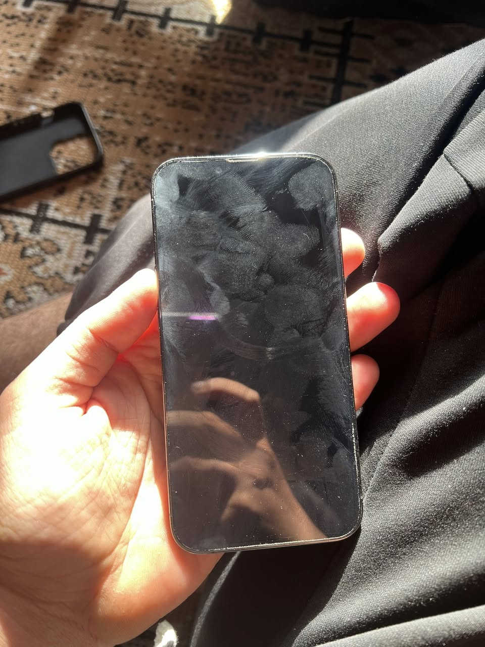 ‏13 pro ذاكرته 128 امريكي امبدل فقط ظهر بطاريته 63 سعره 400 بي مجال كلش بسيط

***********
