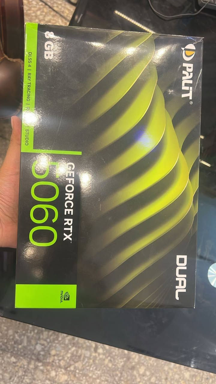 RTX 5060 PALIT DUAL
مستخدم 10 ايام كامل ملحقات
ب 480 الف قفل 
تواصل : ***********

