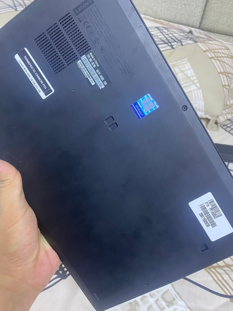 السلام عليكم ورحمة الله
لابتوب لينوفو X1 carbon ثنك باد للبيع 
المواصفات 
core i7 gen 8 
ssd 512 hard 
كارتين خارجي وداخلي 
الخارجي 4گيگا والداخلي 16 گيگا 
وباقي المواصفات موضحه بالصور 
السعر :280 الف


**إذا كنت صاحب هذا الإعلان وتريد حذفه لأي سبب، رجاءا أرسل رسالة إلى الدعم الفني**