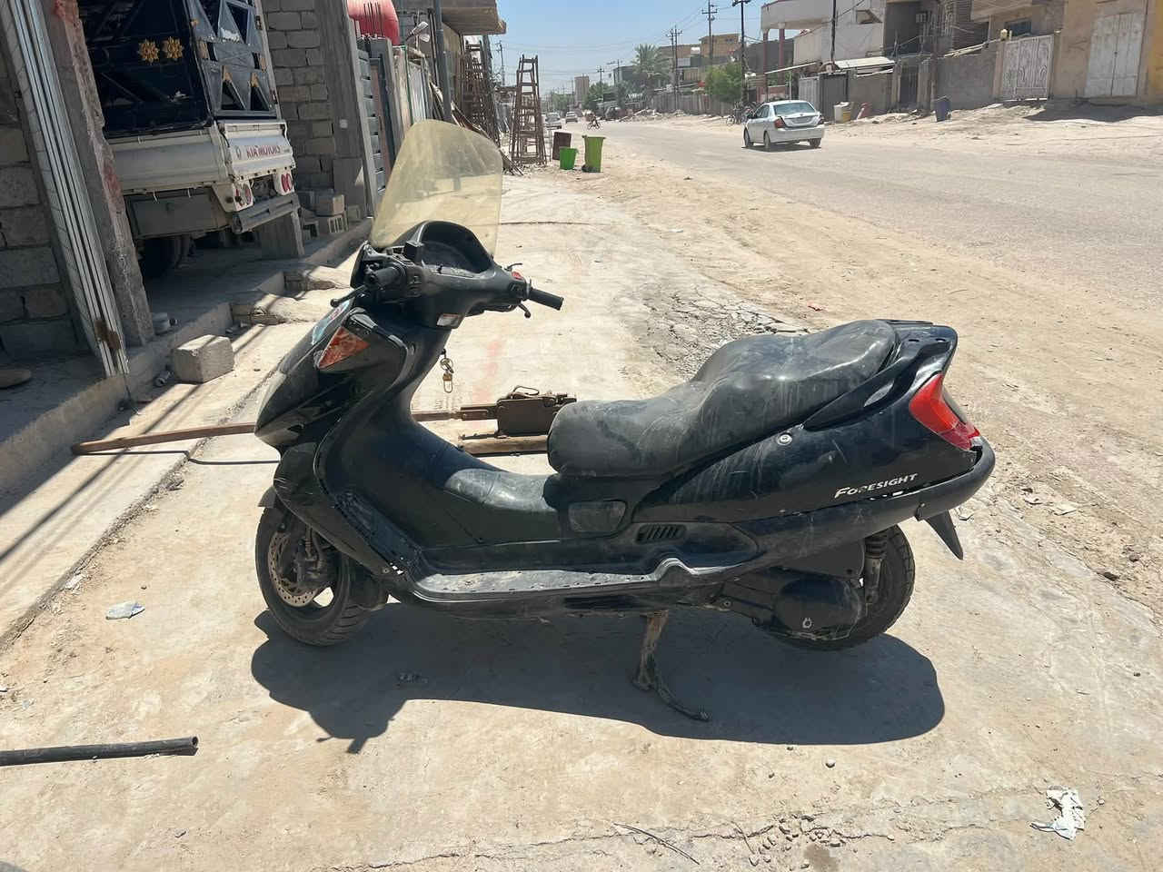 سلام عليكم
فورزه 04 
دراجه كايم محركه 
ابيع كوم حديد 
والباقي كله شغال 
سعره 200 وبيه مجال قليل 
مكاني بابل جبله  ***********
