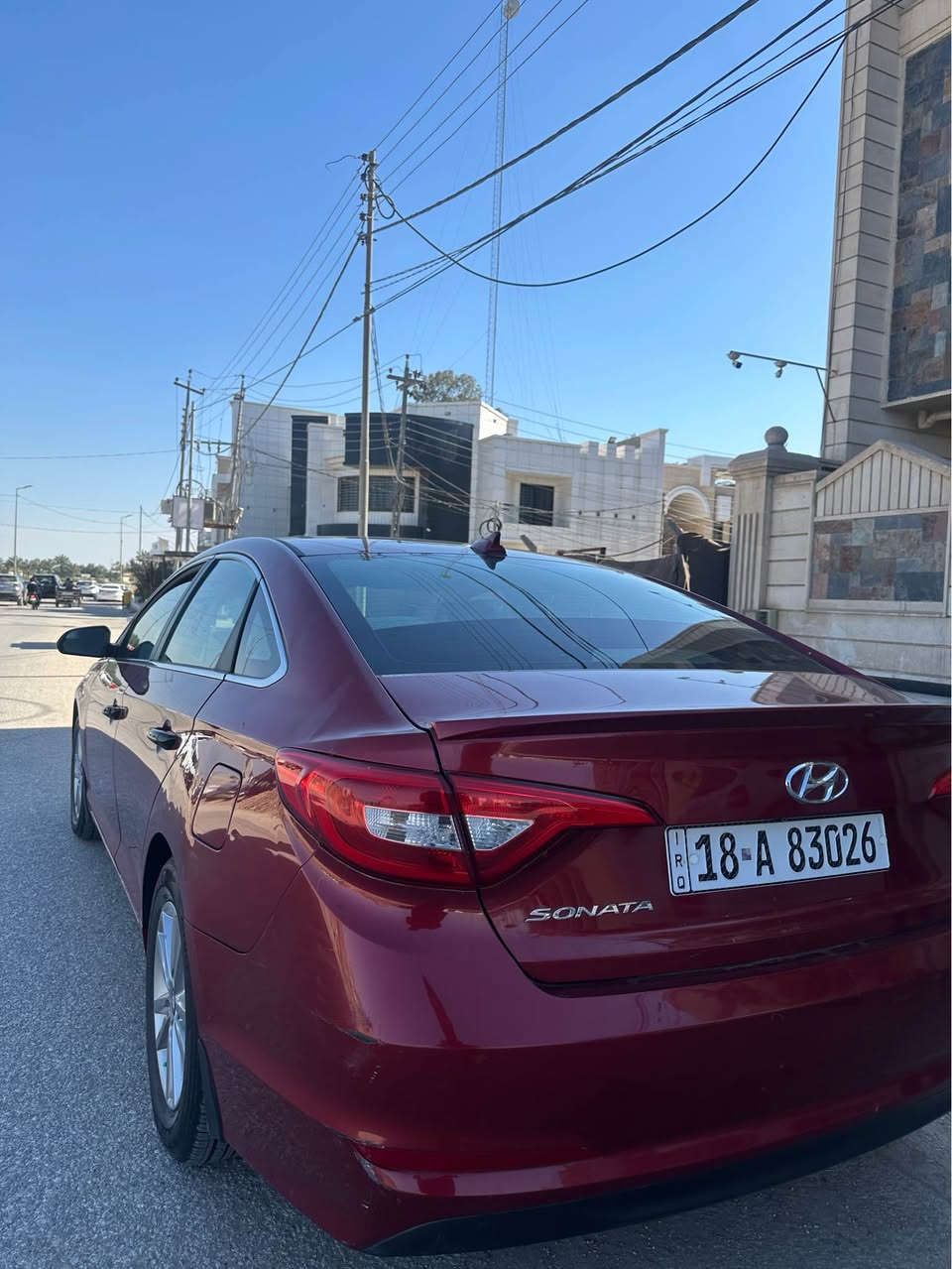 هونداي سوناتا 
موديل 2016 
وارد امريكي حادثه دعاميه خلفيه ودعاميه اماميه  فقط  
وبلعراق صار بيه بارد بدور الجاملغ الخلفي  
السياره مكفوله من الصبغ والتبديل 
السونار مرفق بلمنشور 
مكينه كير  تبريد حداديه تخم تاير خير من الله 
رقم بابل انكليزي 
تحويل اي وقت 
السعر 113 
مكان السياره حله  باب الحسين 
رقمي ***********

‭0774 908 4024‬ حلة, بابل
