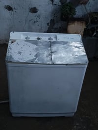 البيع غسالة حوضين شغالة كلهة 26كيلو سعر 60الف مكاني زعفرانية هاذة رقمي...