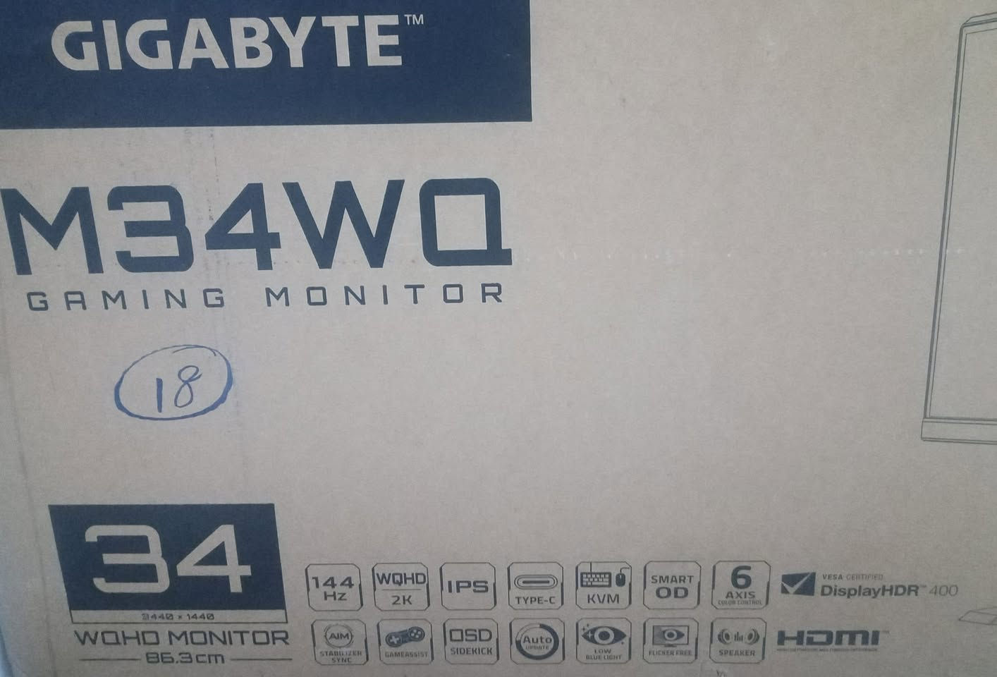 سلام عليكم
شاشة GIGABYTE M34WQ نظافة 100% مستعملة شي بسيط براند جيجا بايت
سعر 350 الف قفل


**إذا كنت صاحب هذا الإعلان وتريد حذفه لأي سبب، رجاءا أرسل رسالة إلى الدعم الفني**