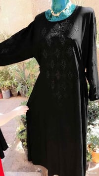 دشداشة • أسود • ستراس