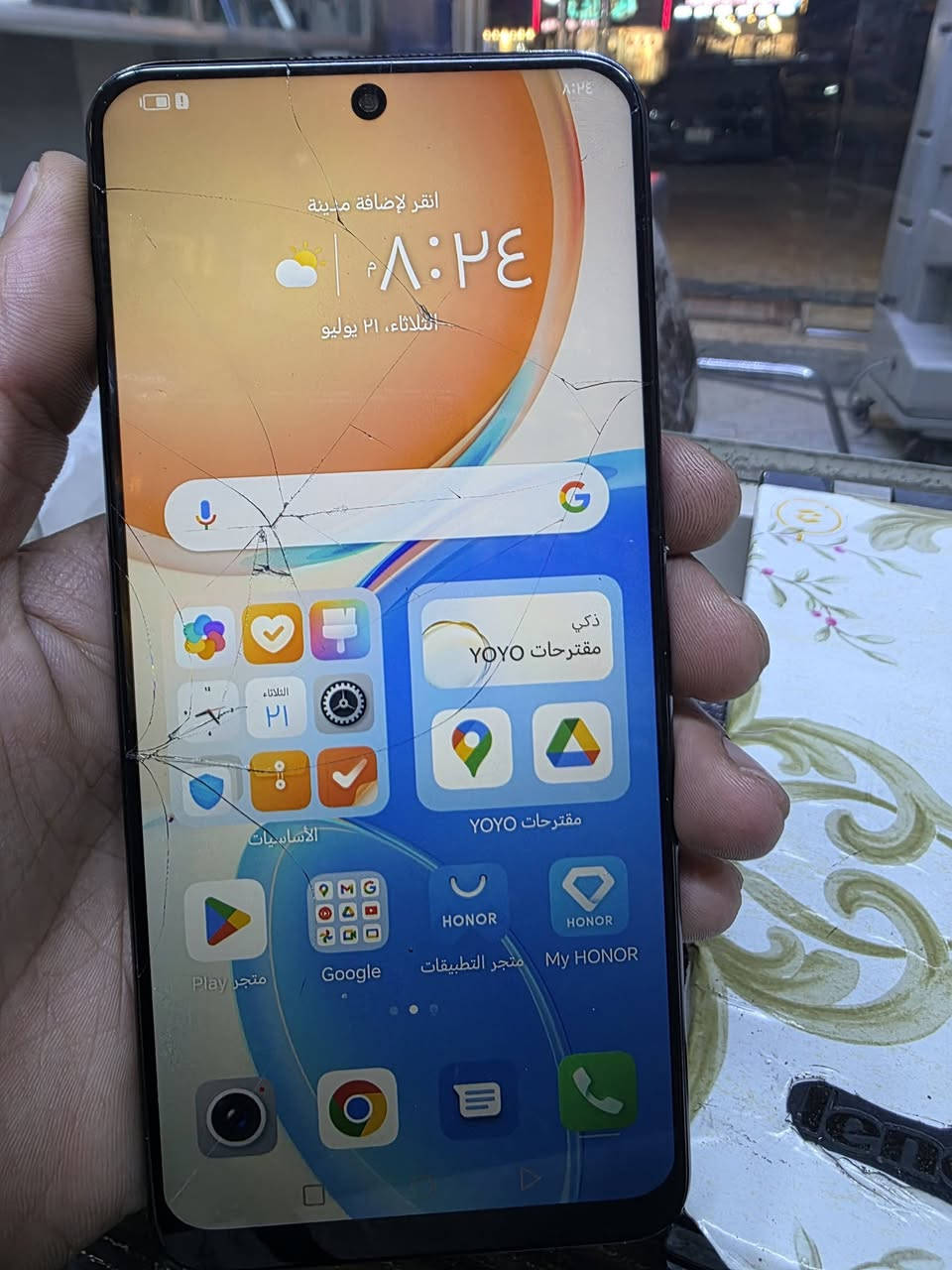 هونر x8 سعر مناسب 
ذاكرة 128
مثل موضح بلصوره كله شغال
سعر 45 قفله
مكان بغداد 
***********
