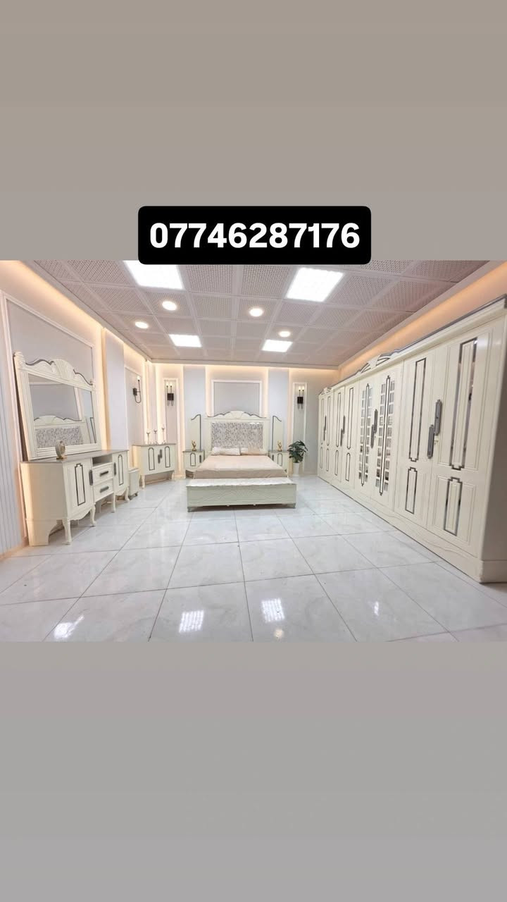 🌹 غرفة نوم أنيقة بتصميم عصري وجودة عالية 🌹

إذا تبحثون عن الراحة والأناقة بغرفة نوم وحدة، هذا الموديل راح يعجبكم ✨

✅ تصميم راقي ومميز
✅ خامات متينة وعمر طويل
✅ ألوان عصرية تناسب كل الأذواق
✅ سعر مناسب مقابل الجودة

📍 التوصيل متوفر
📩 للاستفسار والسعر راسلونا على الخاص ***********

لا تفوتون الفرصة، خلي غرفة نومكم أجمل وأفخم 💖

#غرف_نوم #اثاث_العراق #غرف_نوم_مودرن #غرف_عرسان #اثاث_منزلي اربيل بغداد الموصل البصرة كركوك

