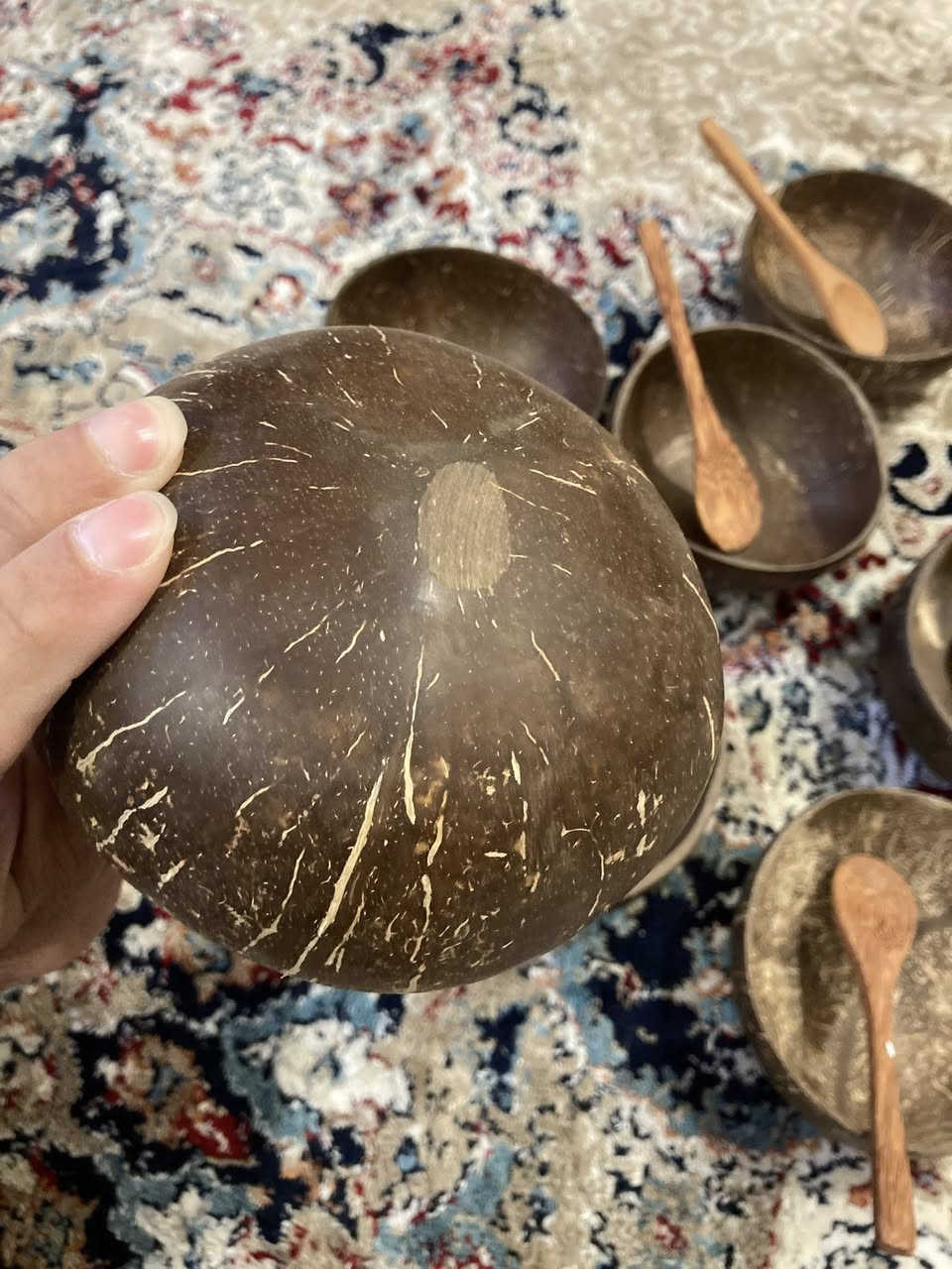 مواعين جوز هند طبيعي 100‎%‎
جدد غير مستخدم 

العدد 8 

فقط وحده بيها فطر 

السعر كلي مع خواشيك 25 الف وبالعافية

*********** واتساب
