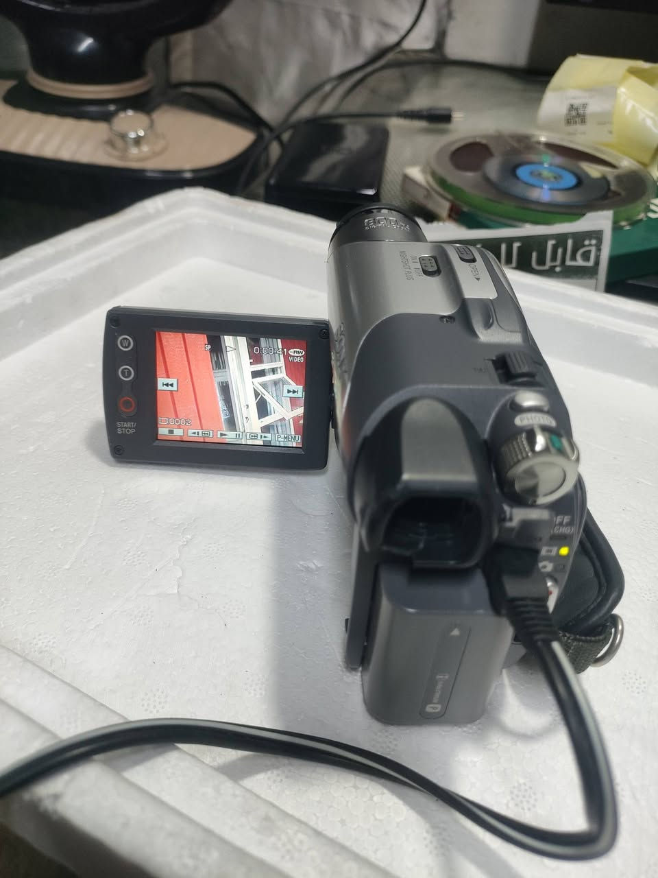 كامره سوني قرص صغير مع الشاحنه لاكن بي ضرر بسيط مثل ما موضح بالصوره
السعر 35


**إذا كنت صاحب هذا الإعلان وتريد حذفه لأي سبب، رجاءا أرسل رسالة إلى الدعم الفني**