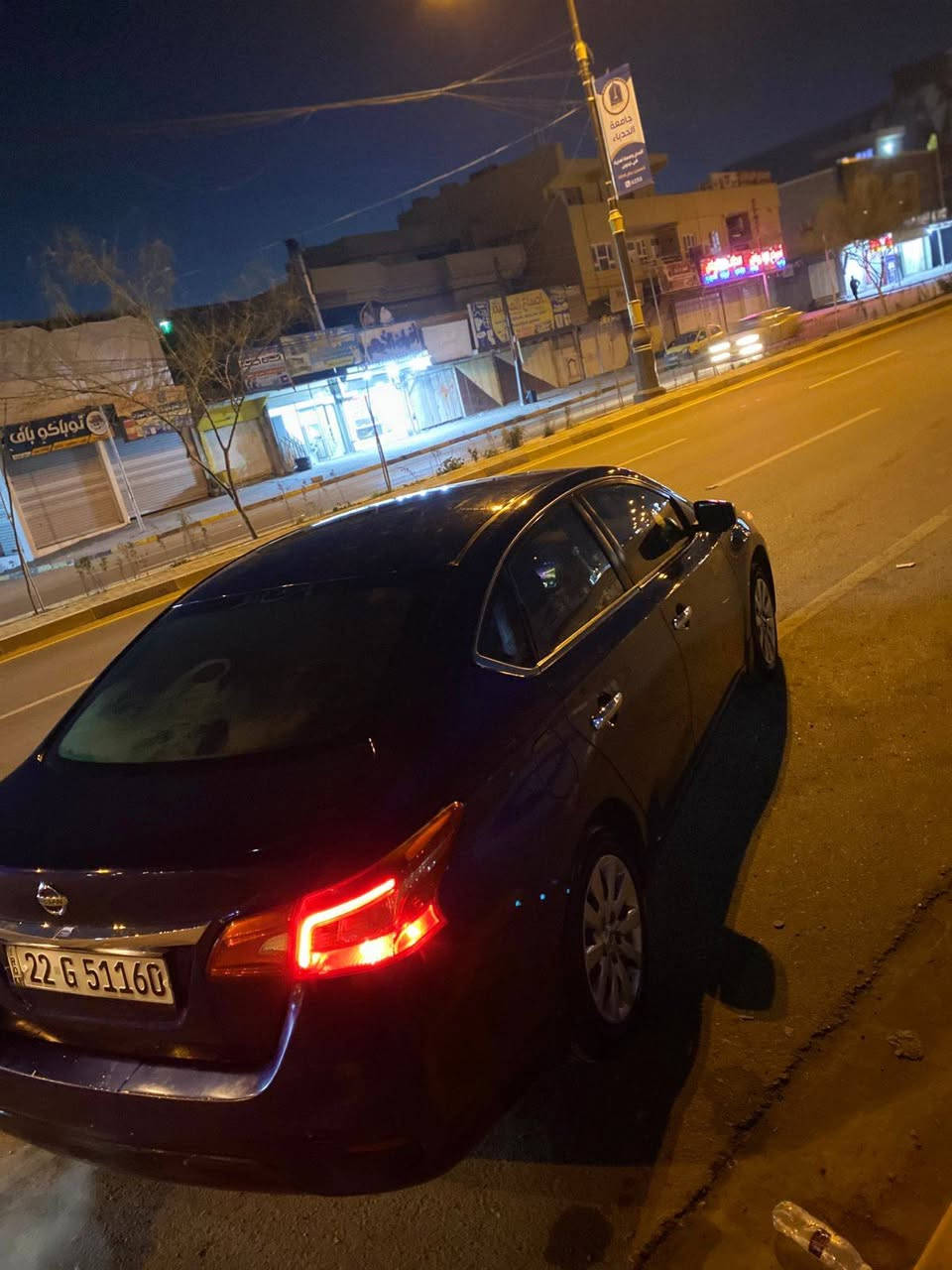 السلام عليكم
نيسان سنترا 
2017 
ضخم جديد 
طقم تايات جديد 
سياره كل شي ما ناقصها 
بها قطعتين كامله وبني 
رقم اربيل 
الاستفسار 
على ارقام 
***********
