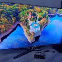شاشة سامسونك اصلية حجم 47 بدون نت تكدر تربط عليهة tvbox بلادية وضع شرك...