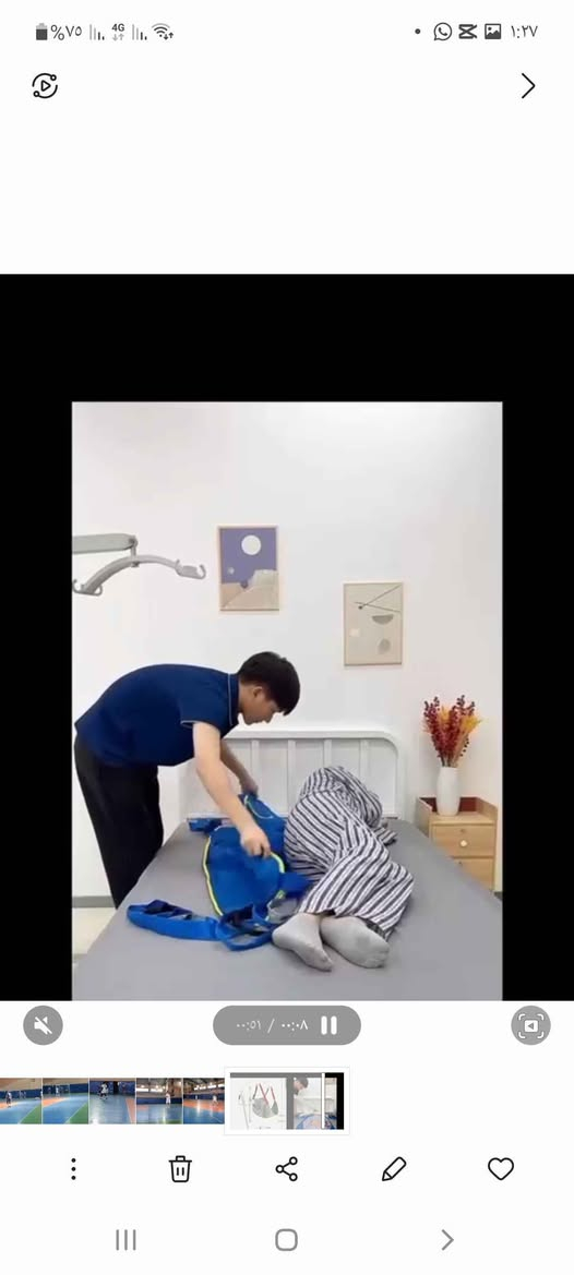 رافعة هيدروليك ( ونج)
تستخدم لنقل وتحريك كبار السن و المرضى العاجزين عن الحركة من السرير الى الحمام وبالعكس
يمكن استخدامها لنقل المريض الى السيارة
يمكن استخدامها داخل البيت وخارجة
ولها الكثير من العمل 
تحمل وزن 140 كغم

للتواصل رقم الهاتف *********** كركوك, العراق
