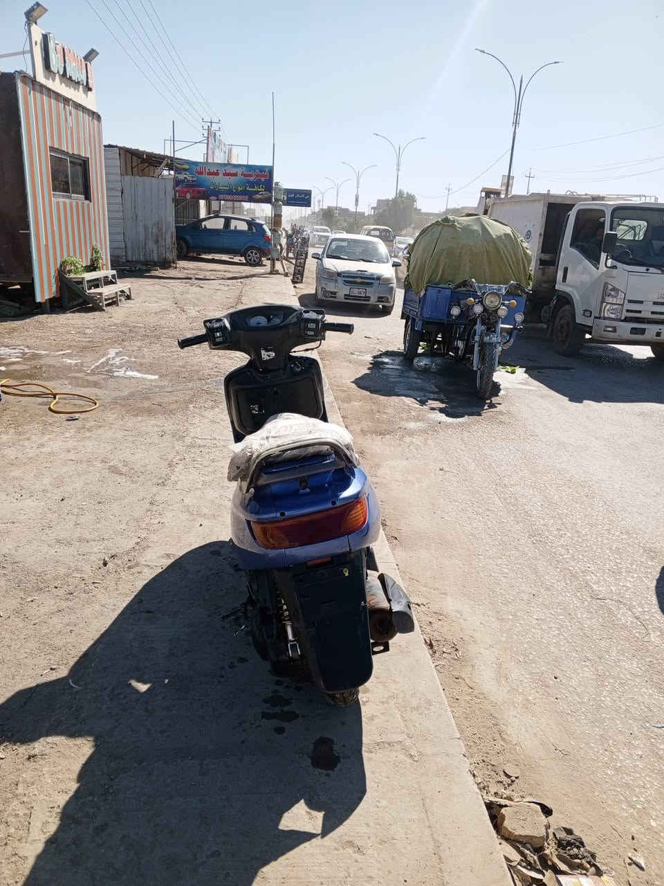 دراجه فراشه لبيع نكره بكل وقت كله شغاله سلف هندر عوزه بس باتري نهضه ومعدل سعر مناسب ب 350 وبيه مجال قليل كهربائيه كله شغاله ***********(0
