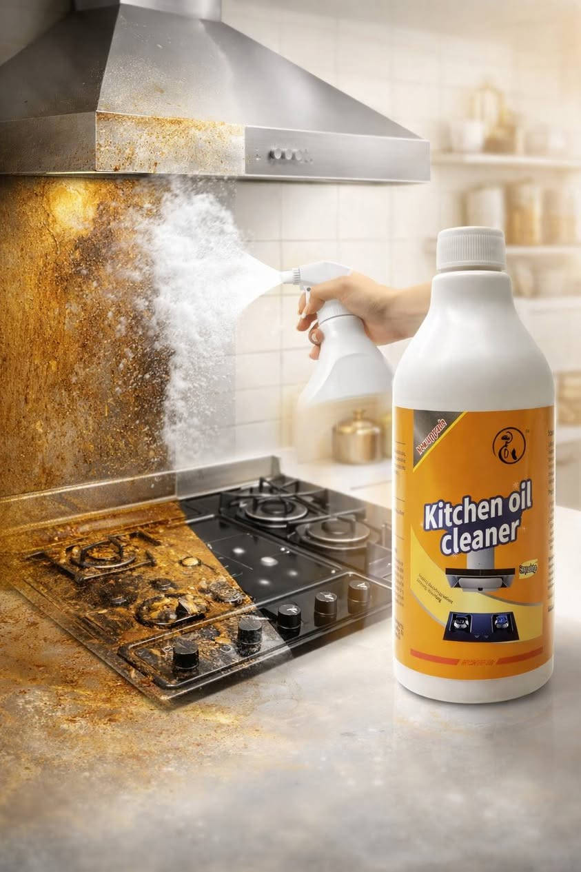 منظف زيوت المطبخ Kitchen Oil Cleaner – إصدار مطوّر

منظف زيوت المطبخ Kitchen Oil Cleaner بتركيبة قوية مصممة لإزالة بقع الدهون والزيوت العنيدة بسرعة وسهولة من مختلف أسطح المطبخ.

• تركيبة فعّالة تعمل على تفكيك بقع الزيوت والدهون بسرعة

• يساعد على إزالة الأوساخ والبقع المتراكمة بدون الحاجة إلى فك الشفاط

• مناسب لتنظيف شفاط المطبخ، مراوح الشفط، مواقد الغاز، طاولات العمل وحوض المطبخ

• يذوب في ماء دافئ (30–40 درجة مئوية) قبل الاستخدام

• يحتوي على مواد فعالة مثل المواد الخافضة للتوتر السطحي، القلويات الحبيبية، بيكربونات الصوديوم وسيليكات الصوديوم

• النوع: منظف زيوت ودهون المطبخ
• الوزن الصافي: 500 غرام
• مدة الصلاحية: 3 سنوات🔥✨ تخلّص من دهون المطبخ بسرعة وسهولة!

منظف زيوت المطبخ بتركيبة قوية تذوّب الدهون العنيدة وتعيد اللمعة ✨
مثالي للشفاط، الموقد، الطاولات وحوض المطبخ 🧼
يُستخدم مع ماء دافئ لنتائج أقوى 💦

نظافة أسهل… ولمعان يدوم! 💪 سعر 10000مع توصيل  عبر انستغرام  ورقم ***********
