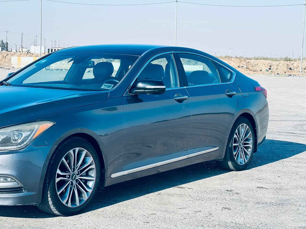 السلام عليكم GENESIS g80  سلندر 6  ورد امريكي 2015 فول موصفات ماعده فتحه بصمه تحكم مري شفتات سترين كشنات جلد تدفه تبريد سياره جاهزه وحلوه ماشيه 103 ميل  حادث بنيد وبدنه بدون دواخل سياره بسمي رقم بغداد شرط تحويل ١٤٥ بيه مجال بسيط 
مكان واسط / المركز 
 ***********
