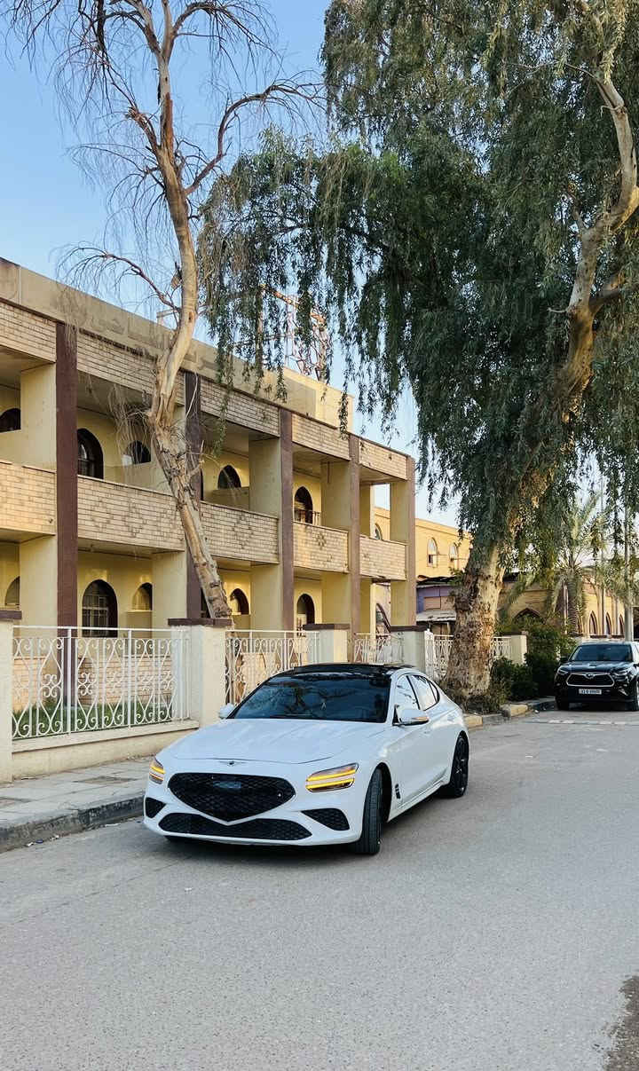 السلام عليكم 
جنيسيس g70 2022 
 حجم المكينة v6  3.3 Twin Turbo 
فئة برستيج فول مواصفات
بدون رقم منفيس  بأسمي
تترقم جميع المحافظات 
الحادث اربع قطع بدون دواخل
الارياك ضارب
الي يدور كفالة لايتصل
السعر مناسب
174 قابل للتفاوض 
***********
