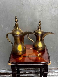 دلال شامية قديم  الكبيرة قياس 32سم بدون ختم الثانية غطى ناصي قياس 28سم...