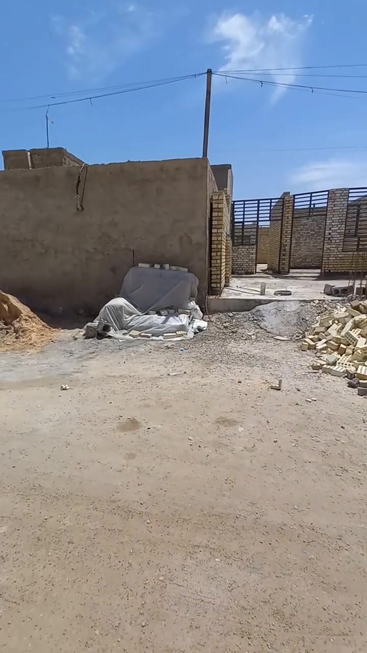 البيع مكان قرب مدرسه الحشد كرفونات خدمات مجاري كهرب ماي تبليط ذني اليام  رقم *********** بيبان كامله
