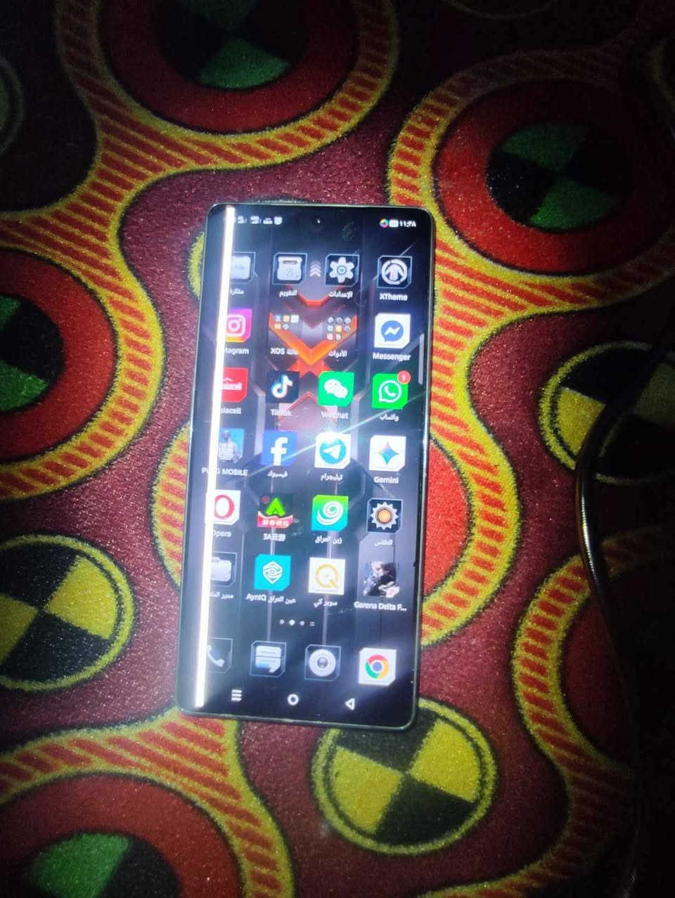 انفنكس جيتي 20 برو ذاكره 256 وباقي لمواصفان معروفه بيه فقط هاذ لخط لابيض شغال لمس العاب 120فريم للمراوس او لبيع مكاني بغداد وهاذ رقم بيه وتساب ***********
