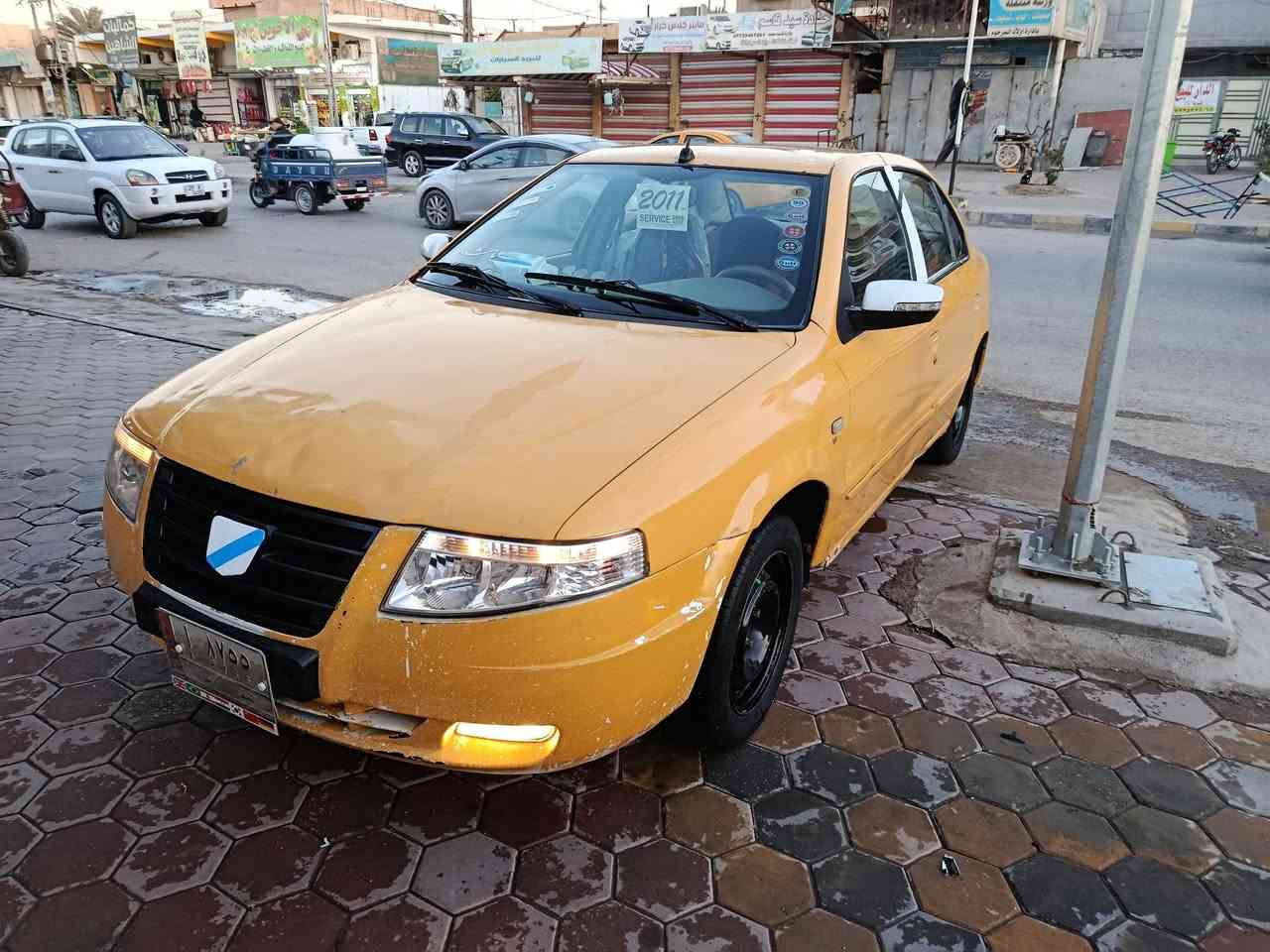 السلام عليكم 
رمضان كريم 
للبيع سمند 
مديل 2011
سنويه 28 تحويل ثاني يوم 
مكينه وكير كفاله كهربائيات كفاله كله شغاله 
منضومة غاز 
تبريد ثلج +تدفئة 
حداده تخم تاير كله جاهزه
كشره كفاله لا صبغ ولا ضربه ومابيه خياس بس الرباع مال الدوس ضالات 
سنتر لو دوشمه سستم صوت كله جاهزه 
المكان كوت مركز مدينه 
***********
