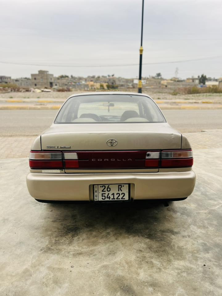 كورلا 1992
رقم صلاح الدين دولي 
سنويا لل2030 شرط التحويل 
السيارة جديدة بدون أي نقص كلها شركه
كير محرك صدر تايرات كلو شرط
السيارة بدون دعم بدون تبديل بيها صبغ مكانات 
السعر 53 
***********
