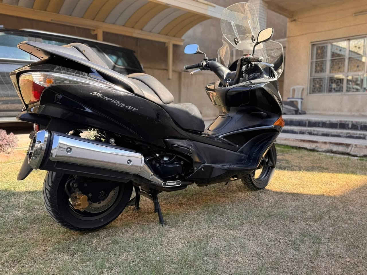 اللهم صل على محمد وآل محمد
الي يدور جديد وكفاله عامه يتفضل
سلفر ونج جيتي 400
دراجة جديده كلش بحالة الوكاله ماشيه 34
الدراجه استخدام خاص ٢٤ ساعه طابكه 
فول مواصفات شرط معدلها تعبر 180
سكيورتي 
جامه قطعتين ام الزعانف وتصعد وتنزل 
تدفئه 
اوفر
ترايييك وين مايعجبك
 سستم سماعات فول صوت
ستان تثبيت موبايل 
منفذ جداحه عدد 2
ستان حساس
مصدات هوائيه بلادي
 

دهن موتل 
بانزين بس محسن
واستخدام جداً شخصي 
بيها شخطات ناعمه قليلات يرادلهه بوليش للشخطات فقط 
مكاني بغداد/ مدينه الصدر
***********
السعر 25$ وبيهه مجال
