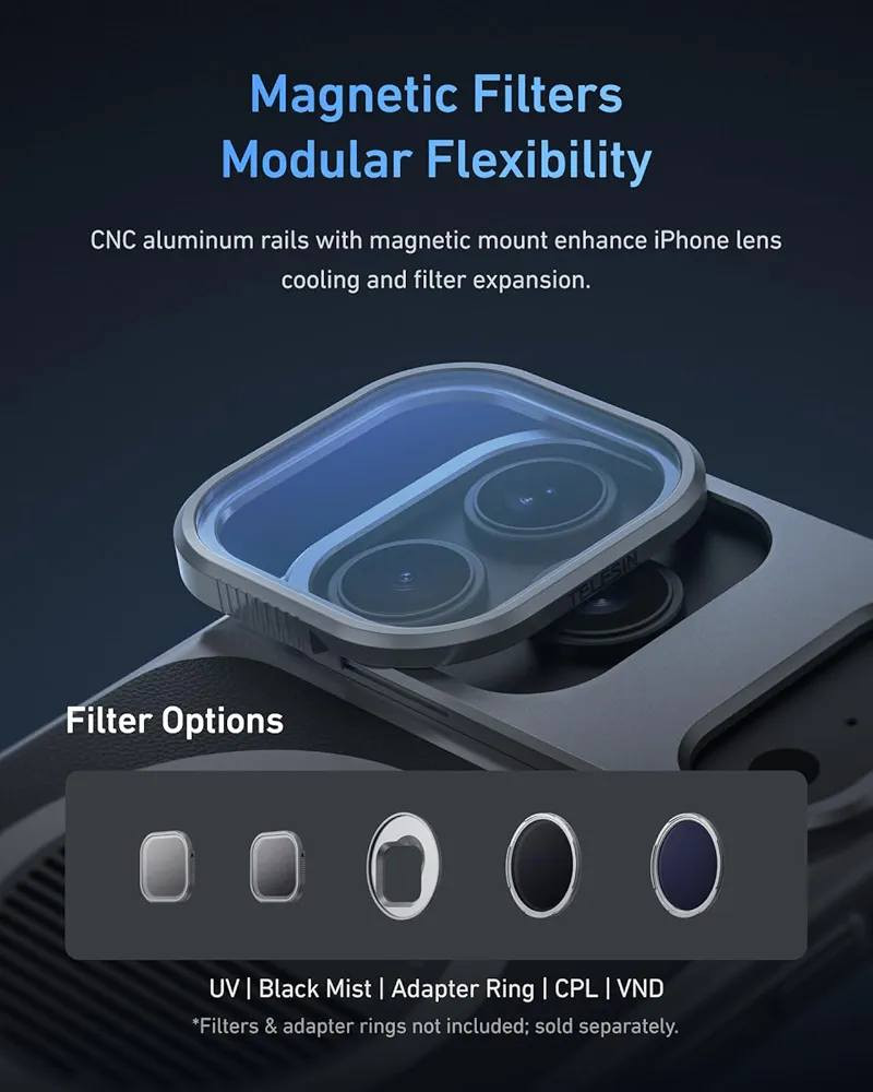 Telesin master grip
قطعة تصوير احترافي 
للايفون 17 برو ماكس فقط 
يجي وياها الكڤر و الفلاتر 
بطارية 3200 ملي امبير
يشحن من الماك سيف 
تكدر تحول ايفونك لكامرة احترافية بهاي القطعة  
موجود قطعة وحدة فقط


**إذا كنت صاحب هذا الإعلان وتريد حذفه لأي سبب، رجاءا أرسل رسالة إلى الدعم الفني**