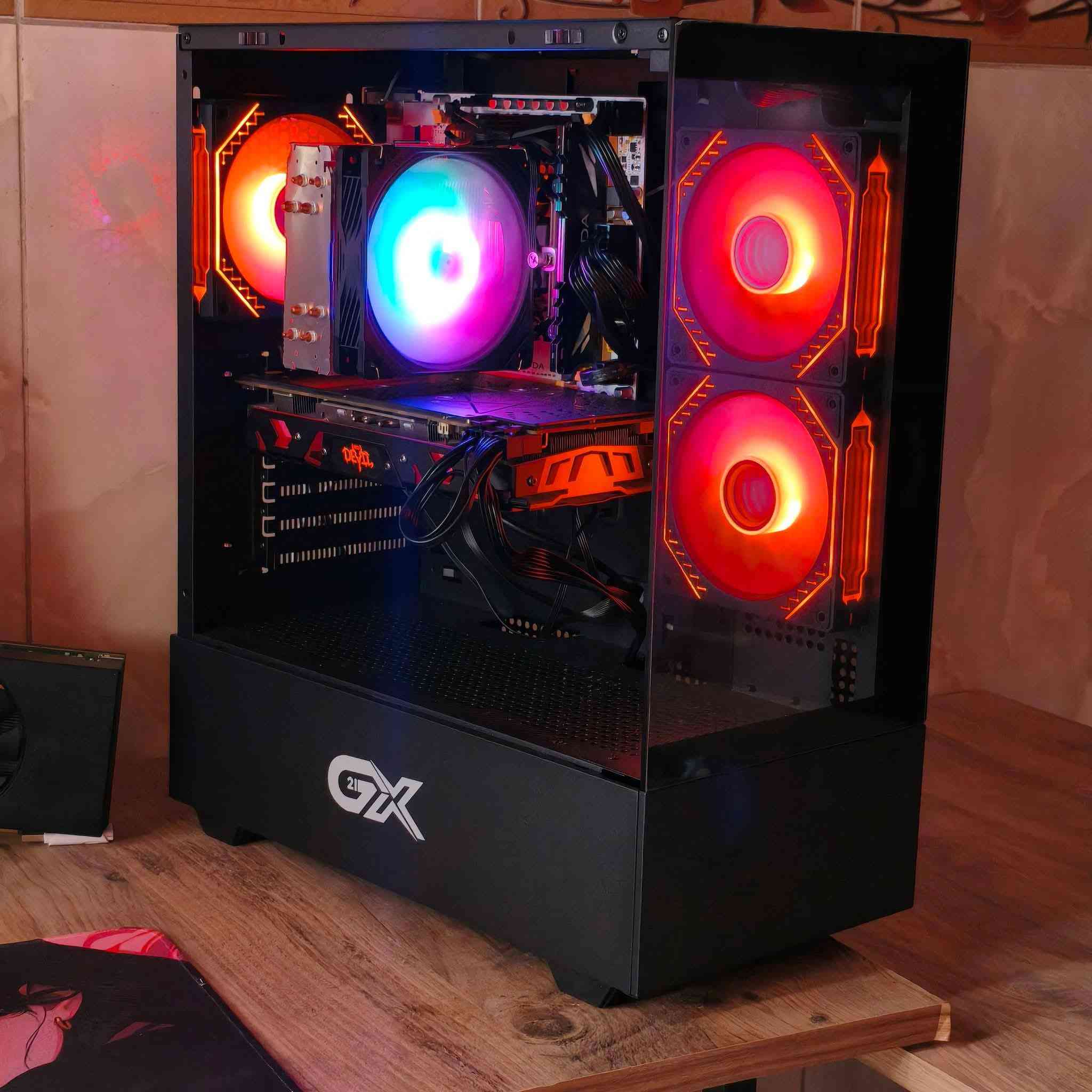 يا الله تجميعه نضافه 99%
المعالج: Intel Xeon E5‑2620 v3

المبرد: Mass MA S4000 (أربع أنابيب حرارية)

اللوحة الأم: X99 motherboard

الرام: 16GB DDR4 3200MHz

كرت الشاشة: AMD Radeon RX 580 8GB Red Devil

اخوان سعر مميز والله تنباع بسعر اكثر السعر 375 والتوصيل عليه مجاني 
اي استفسار مراسله واتساب وبالخدمه :***********
