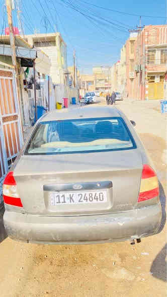 سلام عليكم. فيرنا. 2002. مكفوله. كير ومحرك.  مصبوغه عام. اثر جراد.موجده الصور قبل الصبغ 
مكان. الشعب  السعر 52وبيه مجال. 
***********
*********** بغداد
