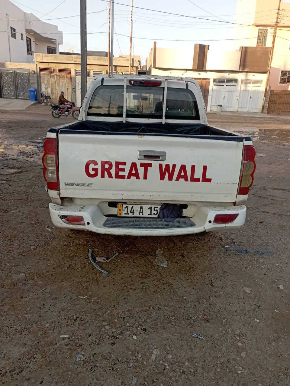 السلام عليكم
سيارة للبيع كريت ويل موديل 13
كير عادي اگسل مكفولات السعر 54وبيها مجال شي قليل 
العنوان صلاح الدين قضاء سامراء الاستفسار ع الرقم0770371699
‏‪***********‬‏ 
رقم نگليزي 
ملاحضه مكلف بالنشر وتحياتي للجميع
