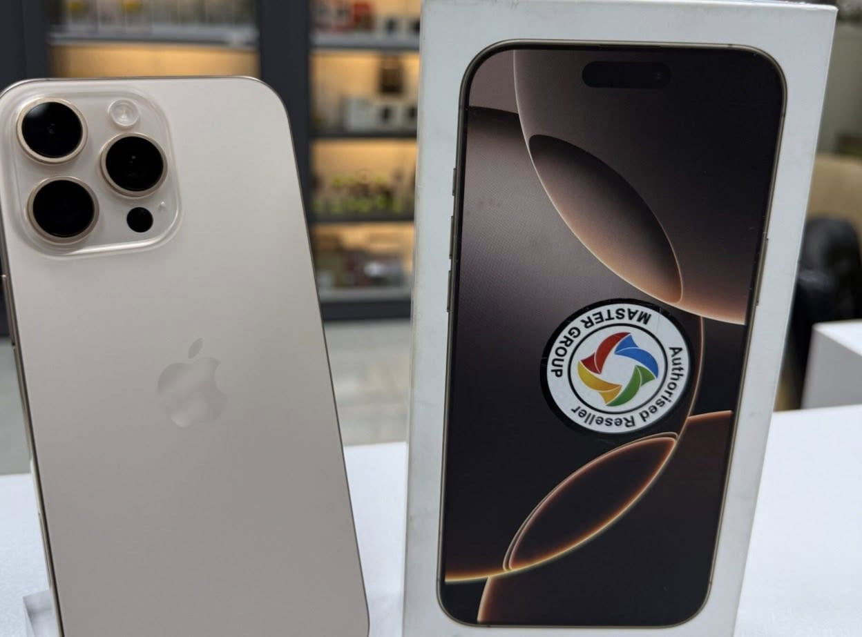 السلام عليكم أيفون 16 برو ماكس بطاريه 100 جهاز شبه جديد دورات الشحن 220 شرق اوسط ماستر جميع ملحقاته موجوده من كارتونه وكيبل مكفول الجهاز طك كارتون بيدي خط واحد تيتانيوم 256GB
*********** واتساب السعر ب مليون و450
