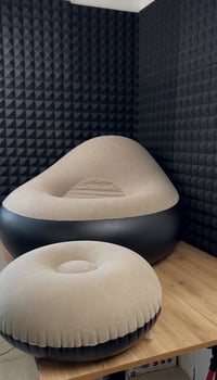 كرسي نفخ • منفاخ يدوي • طبلة