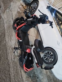 دراجة شحن  الحجم الكبير٥ بطاريات نضيفة كدش مبدل بطاريات جدد بيع او مرا...