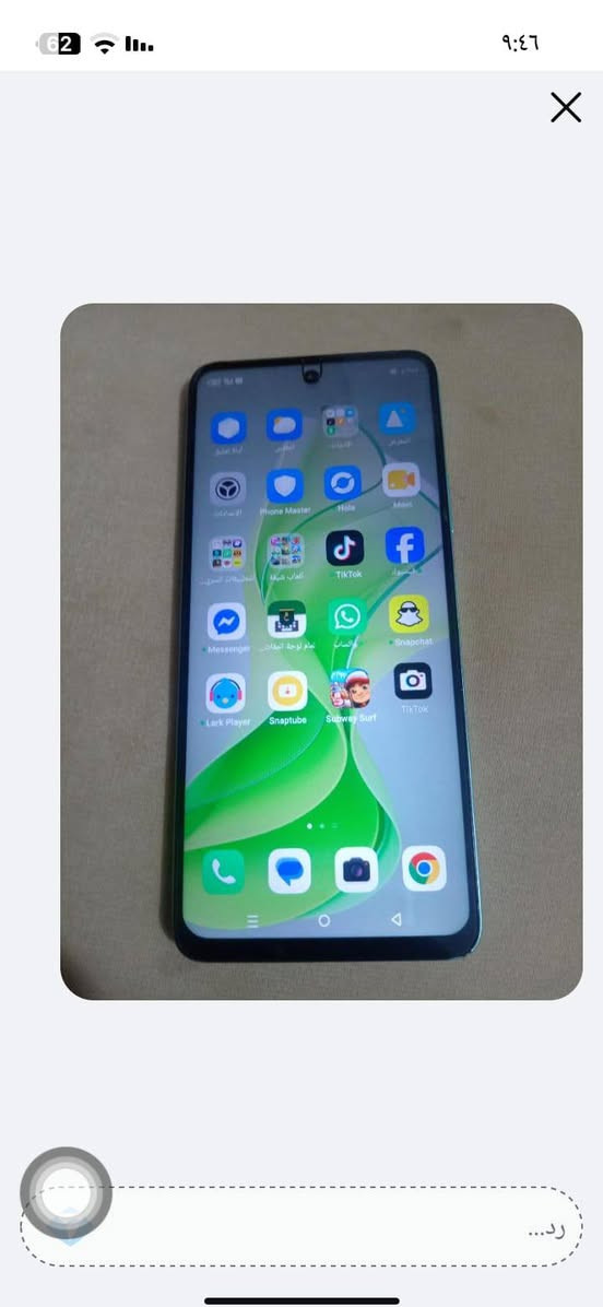 السلام عليكم 
 متوفر موبايل  50 Infinix  hot iالنظافه 90/100 الذاكره 256
العنوان النجف الجهاز فقط بدون ملحقات الي يحب يشتري يتواصل على هذه الرقم 
***********
