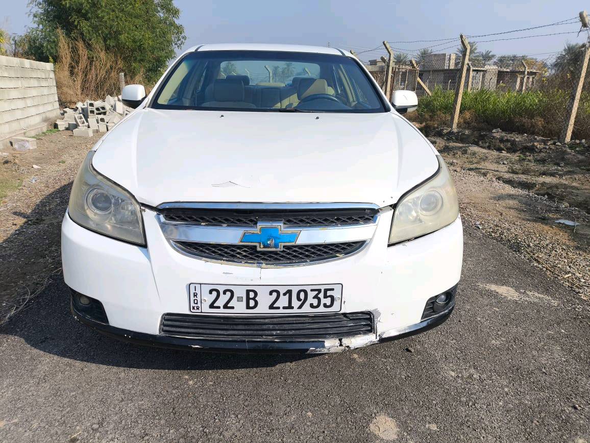 سلام عليكم 
سياره شوفرليت ابيكا لون ابيض موديل 
2009
6 سلندر
2400 محرك چبير 
وترهم اقساط حسب الاتفاق
مكانها تكريت