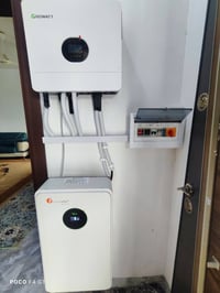 منظومة شمسية • انفيرتر ٦ك • ألواح لونجي ٦١٥