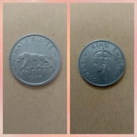 نصف روبية 1946 • الملك جورج السادس • نمر بنغالي