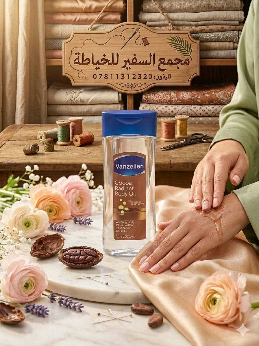 جمالكِ يبدأ باختيار الزيت المناسب! ✨
​وفرنا لكم في مجمع السفير للخياطة   الخيارات الأفضل لترطيب ونعومة تدوم طويلاً، إليكِ الفرق لتختاري ما يناسبكِ:
​🌿 زيت الصبار (العلبة الخضراء):
​المهمة: تلطيف وتهدئة البشرة.
​النتيجة: بشرة صحية ومنعشة، مثالي جداً للاستخدام اليومي بعد الحمام لإعطاء حيوية فورية.
​🥥 زيت زبدة الكاكاو (العلبة البنيّة):
​المهمة: ترطيب عميق وإضاءة (Glow).
​النتيجة: يمنحكِ لمعة جذابة وبشرة ناعمة جداً مثل الحرير، وممتاز جداً للبشرة الجافة.
​📍 متوفر الآن في #مجمع_السفير_للخياطة 
📞 للحجز والاستفسار: ***********
السعر 5000
#متوفر_توصيل_لكافه_محافظات_العراق
#اشارة #كل_هلا_بيكم #متابعه_ولايك_واكسبلور_احبكم
