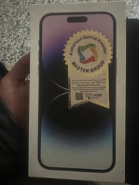 ايفون ١٤برو ماكس ماستر بطاريه٨١جهاز جديد مابي اي شخط ذاكره٢٥٦بي فقط مش...