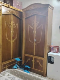 غرفة نوم شغل عراقي شغل درجة اولة  كنتور 6 بيبان +ملحق +اربع مجرات زاوي...