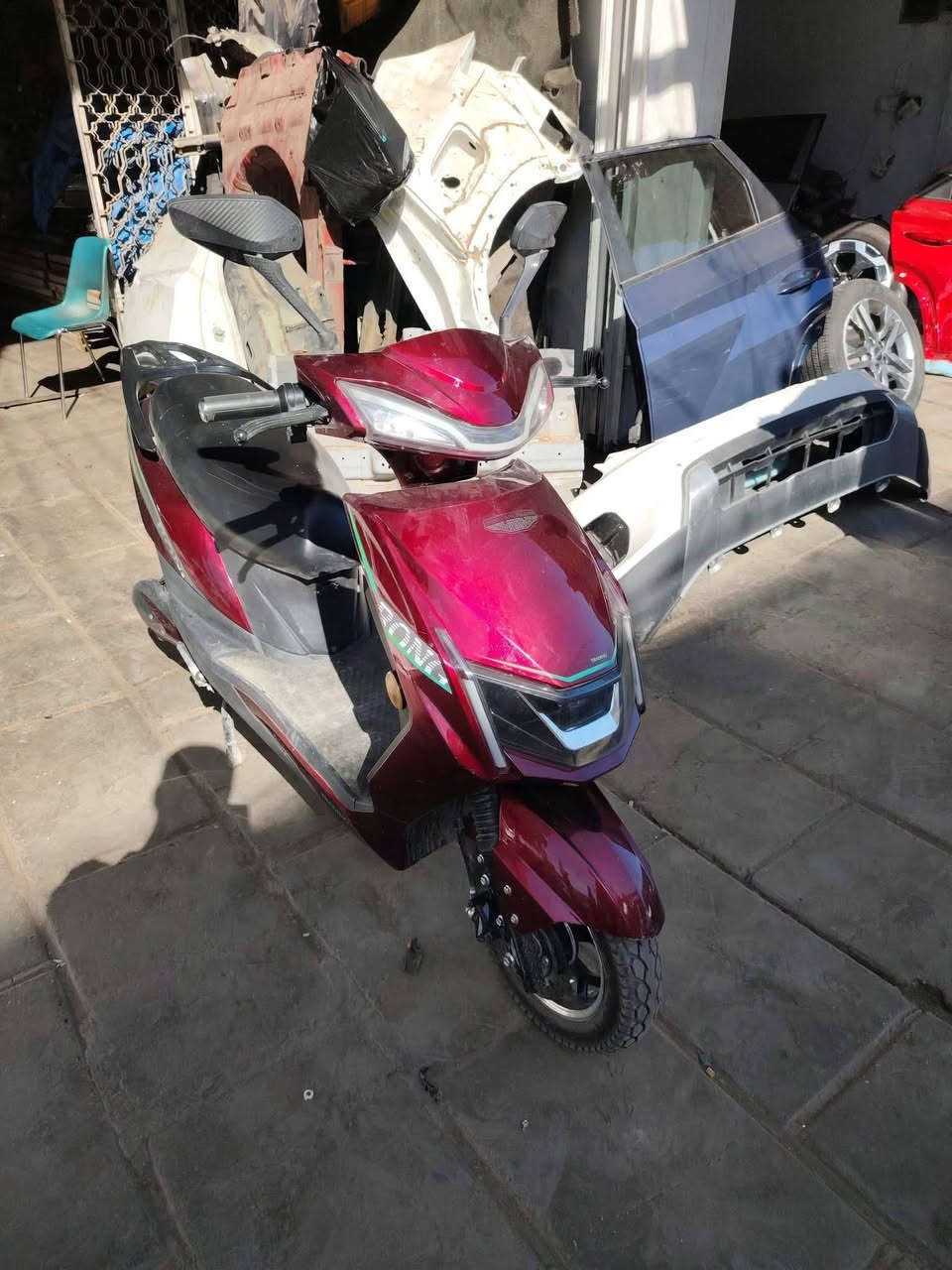 سلام عليكم عيوني شباب دراجه شحن تخبل ماشاءالله دراجه كلش حلوه ومرتبه شحنه خير من الله 6ست بطاريات دراجه سكنس سعرهه 625 وبيهه مجال رقمي بس وتساب رمازنجر‏‪0777 065 6550‬‏؟؟؟ بغداد جسر ديالى
