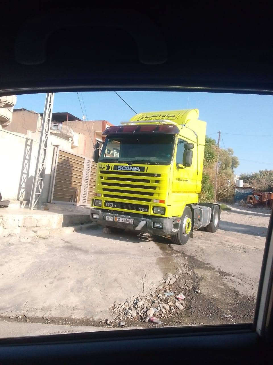 سكانيا للبيع  1995 طخم تاير عربانه دبل 11 تاير رقم سليمانيه سنويه جديده
سياره جاهزا لشغل *********** واتساب
