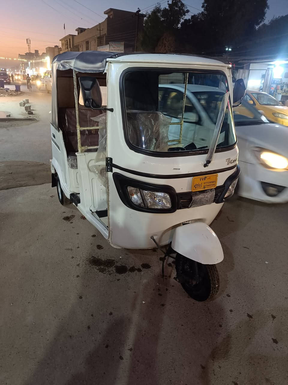 تكتك TVS موديل 2020 شهر 11. اوراق تكتك جديده جاهزه ما بيه اي نقص كبل للشارع لا ضربه ولا صبغ مكاني بغداد العبيدي السعر 4300 وبيها مجال الشراي يخابر ***********
