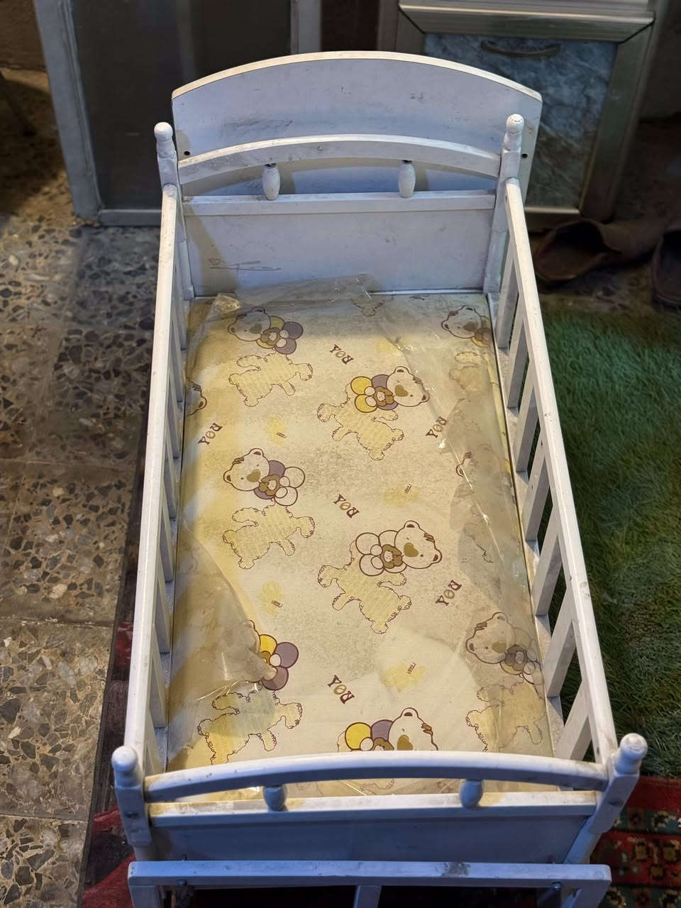 السلام عليكم 
سرير طفل هزاز ضد الماء للبيع 
السعر 25000
للاستفسار الاتصال على الرقم 

***********
